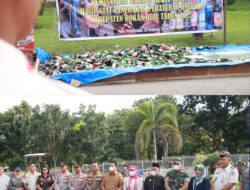Sinergi Forkopimda: Kalapas Pasir Pangarayan Hadiri Pemusnahan Barang Bukti Hasil Penegakan Perda 2025
