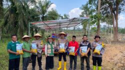 Kapolsek Rambah Samo, Pimpin langsung Kegiatan Penanaman Jagung Serentak Kuartal 1 Tahun 2026 di Desa Sei Salak.