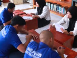 Berantas Buta Aksara, Lapas Pasir Pangarayan Laksanakan Kegiatan Belajar bagi Warga Binaan