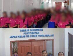 Dalam Pembinaan Kepribadian, Warga Binaan Lapas Pasir Pangarayan Ikuti Ibadah Online Paskah