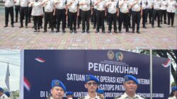 Perkuat Fungsi Pengawasan, Lapas Pasir Pangarayan Ikuti Pengukuhan Satops Patnal Kanwil Ditjenpas Riau