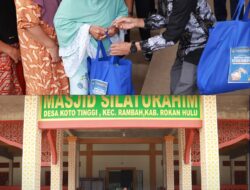 Lapas Pasir Pangarayan Salurkan Bantuan Sosial kepada Masyarakat Sekitar dalam Rangka Hari Bakti Pemasyarakatan ke-62
