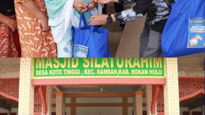 Lapas Pasir Pangarayan Salurkan Bantuan Sosial kepada Masyarakat Sekitar dalam Rangka Hari Bakti Pemasyarakatan ke-62