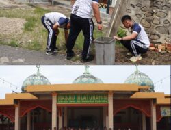 Dalam Rangka Hari Bakti Pemasyarakatan ke-62, Lapas Pasir Pangarayan Gelar Bakti Sosial di Masjid Silaturahim