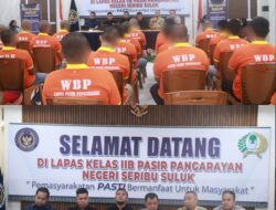 Lapas Pasir Pangarayan Terima Kunjungan POSBAKUMADIN Siak untuk Penyuluhan Hukum Warga Binaan
