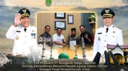 CSR Produktif PT Anugerah Niaga Sawindo Dorong Kemandirian Ekonomi Masjid Agung Islamic Center Sebagai Pusat Kesejahteraan Umat.