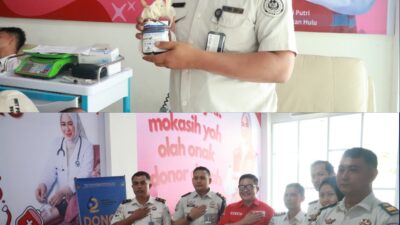 Lapas Pasir Pangarayan Gelar Donor Darah di PMI Rokan Hulu, Wujud Kepedulian dalam HBP ke-62