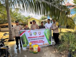 Polsek Tambusai Utara Salurkan Bansos Lewat Program JALUR, Wujud Nyata Pelayanan Polri di Wilayah Pinggiran Sungai Rokan