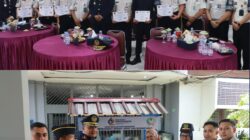 Puncak HBP ke-62, Lapas Pasir Pangarayan Ikuti Tasyakuran Virtual dan Salurkan Beasiswa serta Bantuan Gerobak Usaha