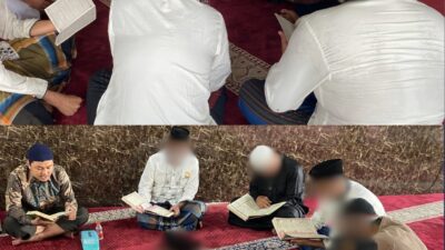 Lapas Pasir Pangarayan Gelar Pengajian Rutin, Warga Binaan Asah Kemampuan Baca Al-Qur’an
