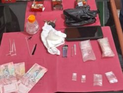 Polsek Kabun Berhasil Gagalkan Transaksi Sabu di Aliantan, Sita 1,73 Gram Barang Bukti