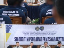 43 Warga Binaan Lapas Pasir Pangarayan Jalani Sidang TPP