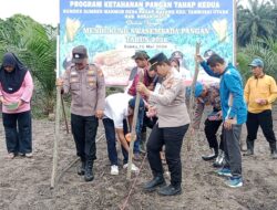 Polsek Tambusai Utara Gandeng Warga Pagar Mayang Wujudkan Swasembada Pangan
