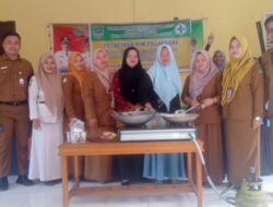 Kader Posyandu Desa Teluk Aur,Ikuti Bimtek PMT Diharapkan Mampu Berikan Asupan Gizi Variatif dan Tepat Sasaran.
