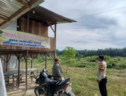 Polsek Tambusai Utara, Terus Sambangi Warga Dalam Rangka Melaksanakan Pengecekan Serta Pembersihan Lahan Ketahanan Pangan.