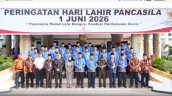 Peringatan Hari Lahir Pancasila 2026, Bupati Anton Ajak ASN Wujudkan Nilai-Nilai Pancasila Melalui Pelayanan Prima