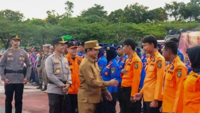 Apel Kesiapsiagaan Karhutla 2026, Wabup Syafaruddin Poti Tegaskan Komitmen Rohul Hadapi Ancaman Kebakaran Hutan dan Lahan