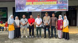 Pemdes Teluk Aur, Hadirin Apel di Kantor Camat Rambah Samo, Perkuat Sinergi Karhutla Targetkan Zero Titik Api.