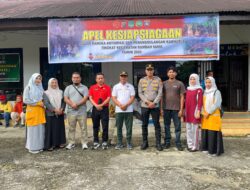 Pemdes Teluk Aur, Hadirin Apel di Kantor Camat Rambah Samo, Perkuat Sinergi Karhutla Targetkan Zero Titik Api.
