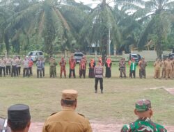 Polsek Tambusai Utara Bersama Forkopimcam Gelar Apel Kesiapsiagaan Karhutla, Perkuat Sinergi Hadapi Musim Kemarau