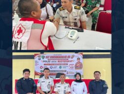 Lapas Pasir Pangarayan Ikuti Baktikes Donor Darah dalam rangka HUT Bhayangkara ke-80
