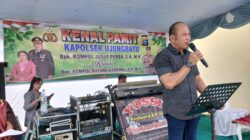 Kanit Reskrim AKP Sudarto Hombing, Sampaikan Apresiasi Kepada Kompol Jusup Purba Dalam Acara Pisah Sambut Kapolsek Ujung Batu.