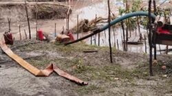 Diduga Oknum Terima Fee,Lancarnya Aktivitas Penambangan Timah di Kawasan Air Medang.