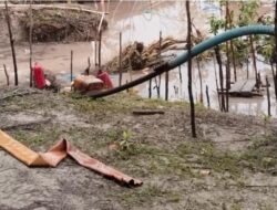 Diduga Oknum Terima Fee,Lancarnya Aktivitas Penambangan Timah di Kawasan Air Medang.
