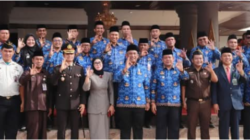 Lapas Pasir Pengaraian Hadiri Upacara Peringati Hari Lahir Pancasila Tingkat Kabupaten Rokan Hulu.