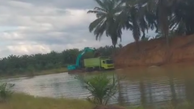 Diduga Galian C di Desa Pematang, Tebih Kecamatan Ujung Batu, Tidak Memiliki Izin Warga Resah Minta APH Bertindak Tegas.