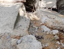 Jembatan Putus, Diduga Pemerintah Desa Pematang Tebih Kecamatan Ujung Batu Tutup Mata.