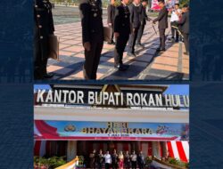 Hadiri Upacara Hari Bhayangkara Ke-80, Lapas Pasir Pangarayan Terus Perkuat Sinergi dengan Polres Rokan Hulu