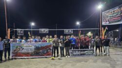 Semarak HUT Bhayangkara ke-80, Kapolsek Bonai Darussalam Resmi Buka Turnamen Voli GPH Cup I yang Diikuti 24 Tim