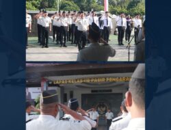 Lapas Pasir Pangarayan Gelar Apel Pagi, Kalapas Tekankan Pelaksanaan 15 Program Aksi dan Penguatan Tusi