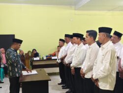 Kades Suka Damai Resmi Lantik 6 Ketua RW 17 Ketua RT, Ajak Tingkatkan Pelayanan Kepada Masyarakat.