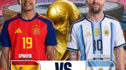 Pemdes Teluk Aur Bersama Kadus Aur Candra Ajak Warga Nobar Spanyol vs Argentina, Perkuat Kebersamaan Lewat Sepak Bola