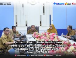 Pemkab Rokan Hulu Mantapkan Persiapan Penilaian Indeks Kualitas Kebijakan (IKK) Tahun 2026