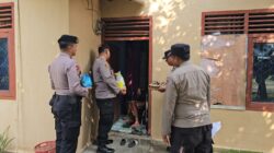 Polsek Kepenuhan Salurkan Bantuan Sembako untuk Warga Pinggiran Sungai Rokan Melalui Program JALUR