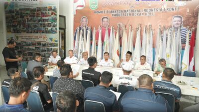 Persiapan Musorkablub 2026, Pengurus KONI Rohul Gelar Rakorsi dan Bentuk Tim Panitia Penjaringan