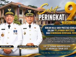 Sabet Peringkat 9 Nasional! Rokan Hulu Ukir Prestasi Gemilang dalam Pelayanan Investasi dan Kemudahan Berusaha 2026