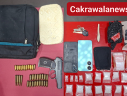 Mantan Kades di Tambusai Utara Jadi Bandar Narkoba, Polres Rohul Gerak Cepat Amankan Sita BB 67,57 Gram Sabu dan Senjata Airsoft Gun Serta Amunisi.