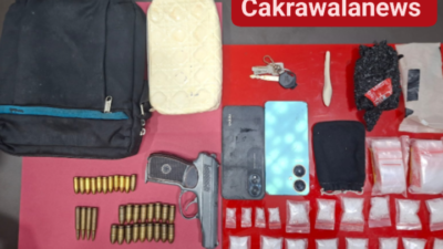 Mantan Kades di Tambusai Utara Jadi Bandar Narkoba, Polres Rohul Gerak Cepat Amankan Sita BB 67,57 Gram Sabu dan Senjata Airsoft Gun Serta Amunisi.