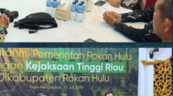 Lapas Pasir Pangarayan Hadiri Silaturahmi Pemerintah Kabupaten Rokan Hulu Bersama Kejati Riau
