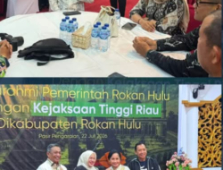 Lapas Pasir Pangarayan Hadiri Silaturahmi Pemerintah Kabupaten Rokan Hulu Bersama Kejati Riau