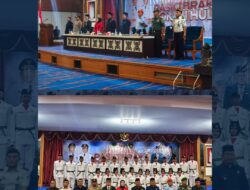 Lapas Kelas IIB Pasir Pangarayan Hadiri Pengukuhan Paskibraka Kabupaten Rokan Hulu Tahun 2026