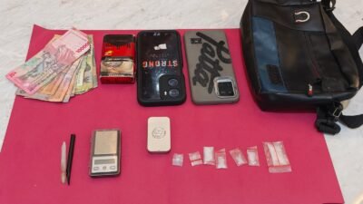 Polsek Tambusai Utara Tangkap Pengedar Sabu, Tujuh Paket Diamankan