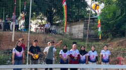 Kepdes Teluk Aur Muslim SH, Resmi Buka Turnamen Bola Voli Antar RT Se Desa Teluk Aur, Dalam Rangka Memperingati HUT RI Ke-81 Tahun 2026.