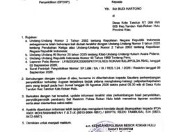 Polres Rohul Terbitkan SP2HP, Akibat Halangin Wartawan Meliput Kegiatan.