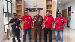Kejari Rohul Freddy F, Simanjuntak Sambut Baik Kedatangan Organisasi DPD SIJI Rohul Berjalan Lancar.