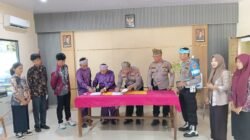Polsek Kepenuhan dan SMKN 1 Kepenuhan Hulu Perkuat Sinergi Melalui MoU Green Policing